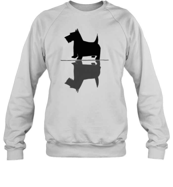 Artistic Scottish Terrier Dog Reflections Art Unisex Sweatshirt