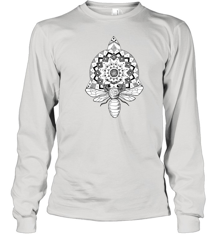 Bee Mandala Long Sleeved T-shirt