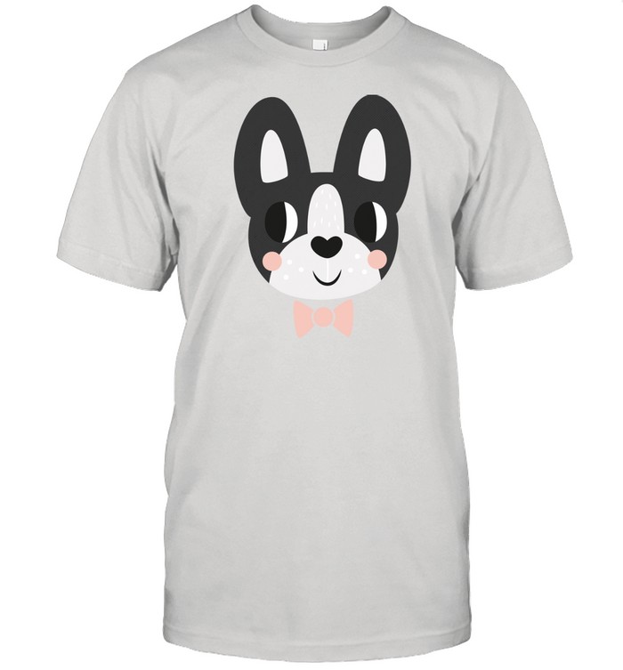 Boston Terrier Wearing A Bow Tie Classic Men's T-shirt