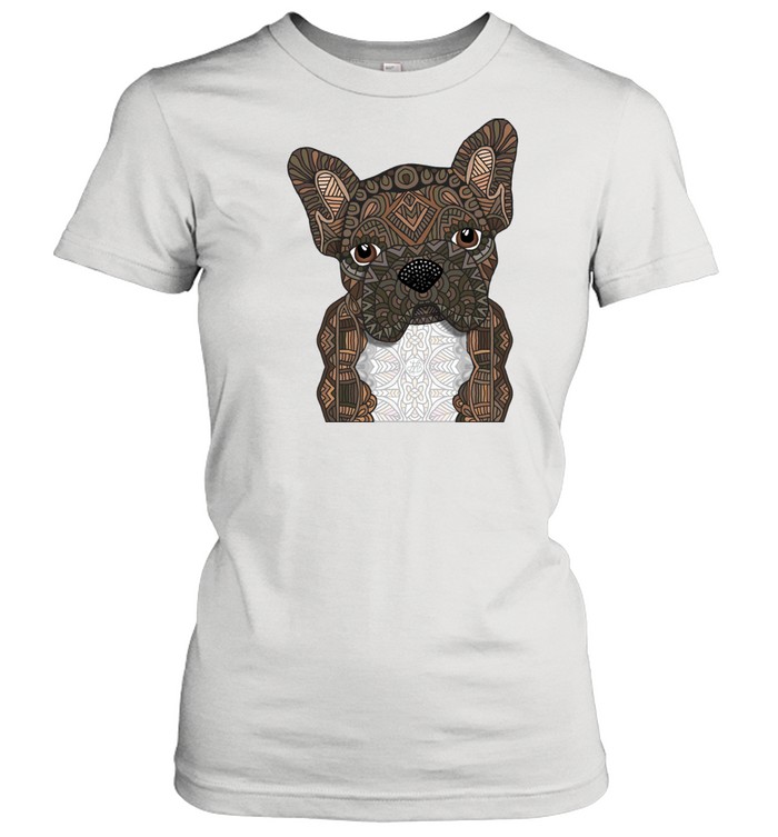 Brindle Frenchie 001 Classic Women's T-shirt