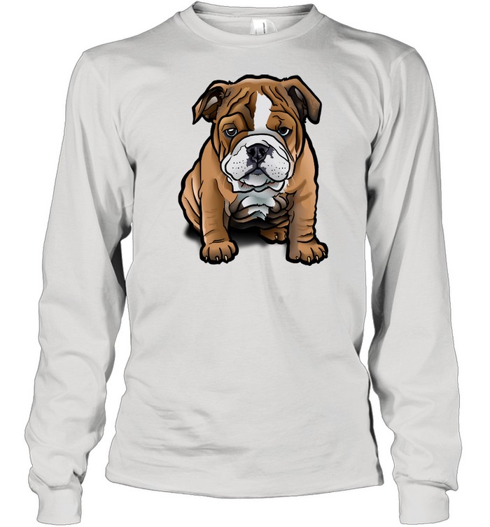 Bulldog Puppy Long Sleeved T-shirt