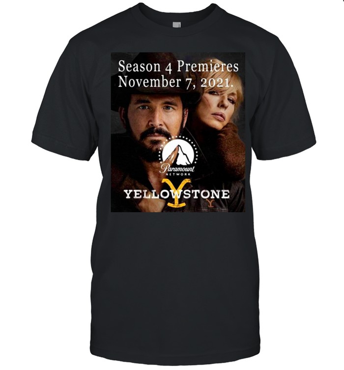 Season-4-Premieres-November-7-2021-Paramount-Network-Yellowstone-T-shirt Classic Men's T-shirt