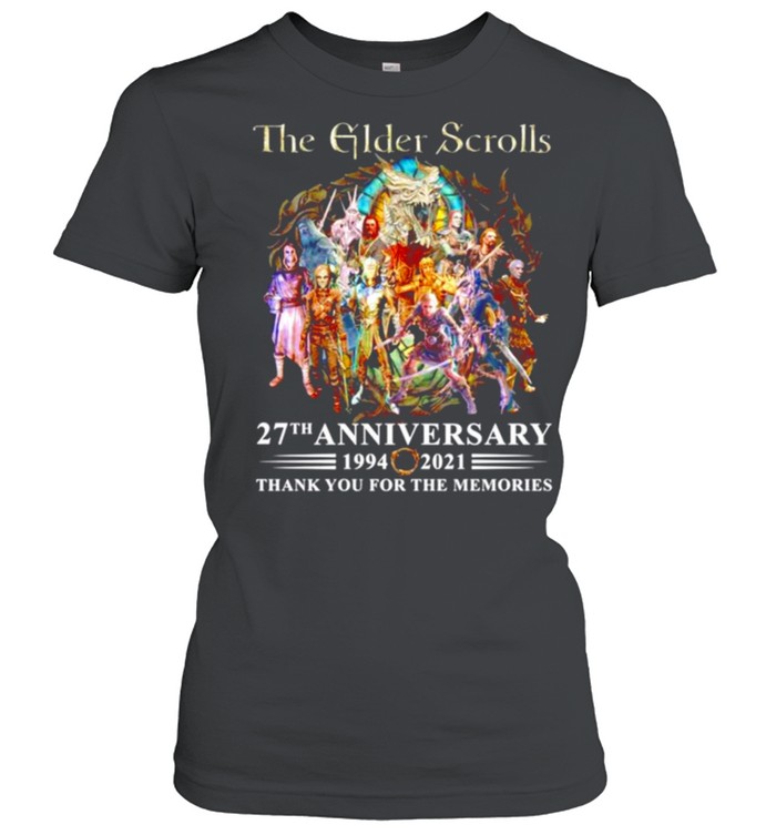 The-Elder-Scrolls-27th-anniversary-1994-2021-shirt Classic Women's T-shirt