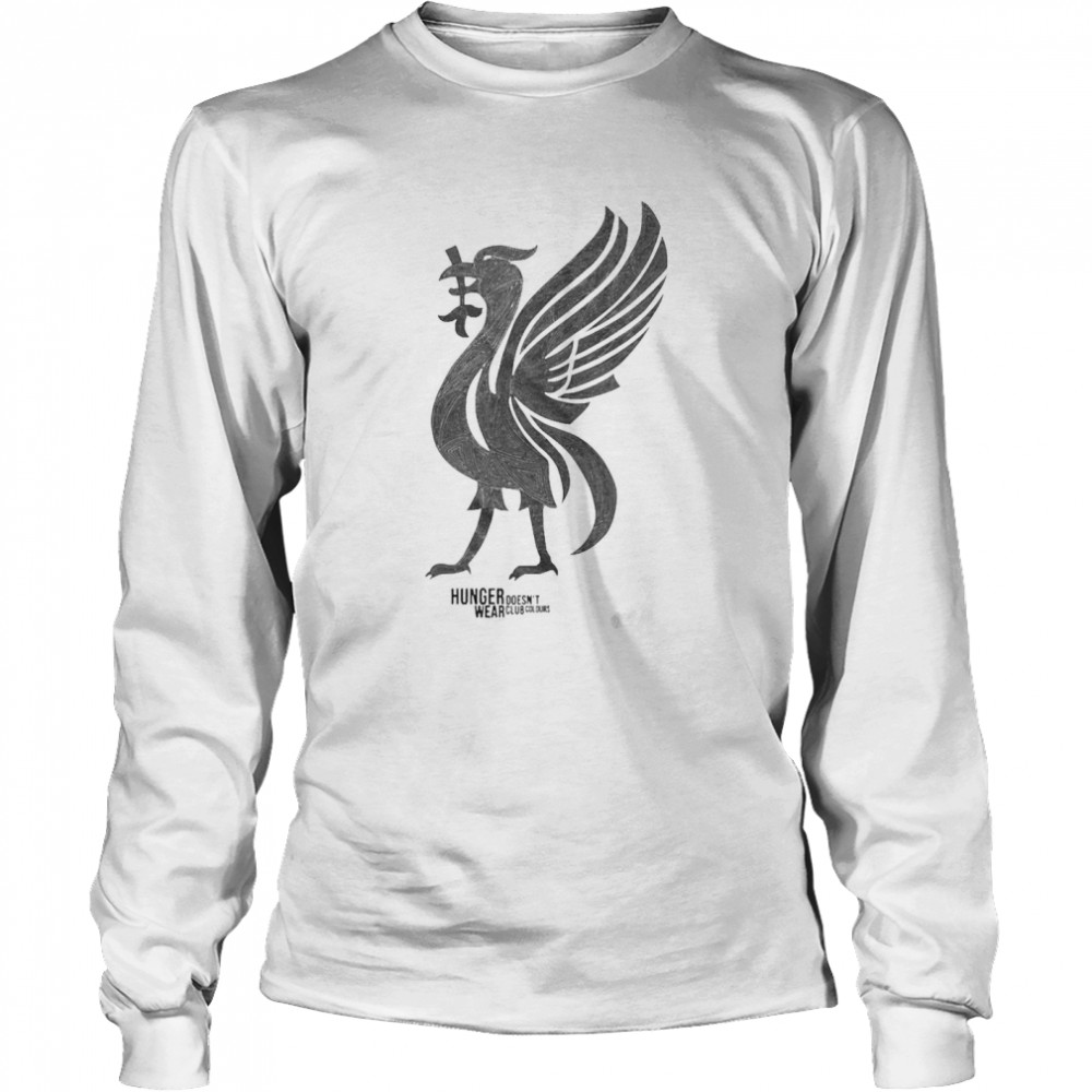 The Liverbird In Aid Of Fans Supporting Foodbanks  Long Sleeved T-shirt