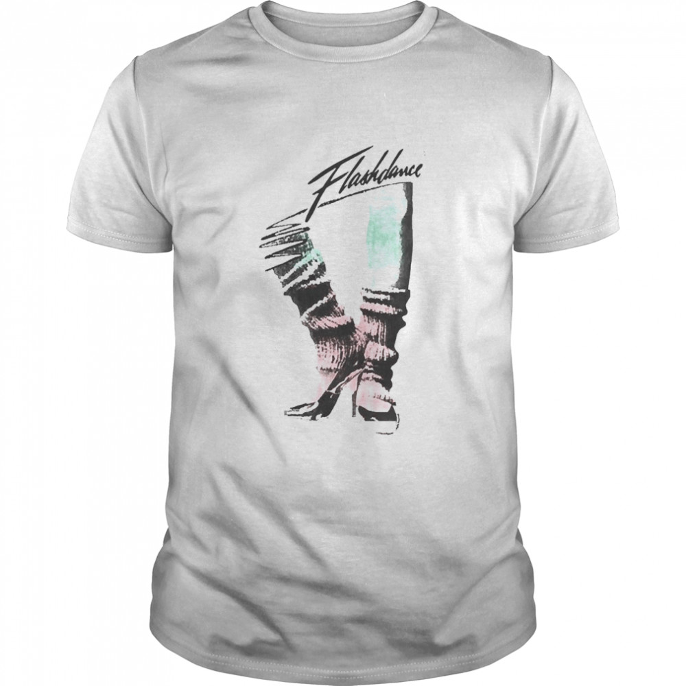 Flashdance Dancing Shoes Title Shirt