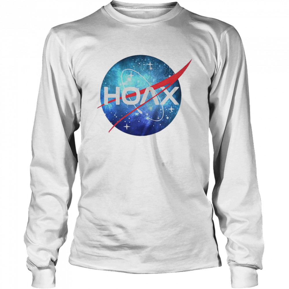 Hoax Nasa Parody Logo shirt Long Sleeved T-shirt
