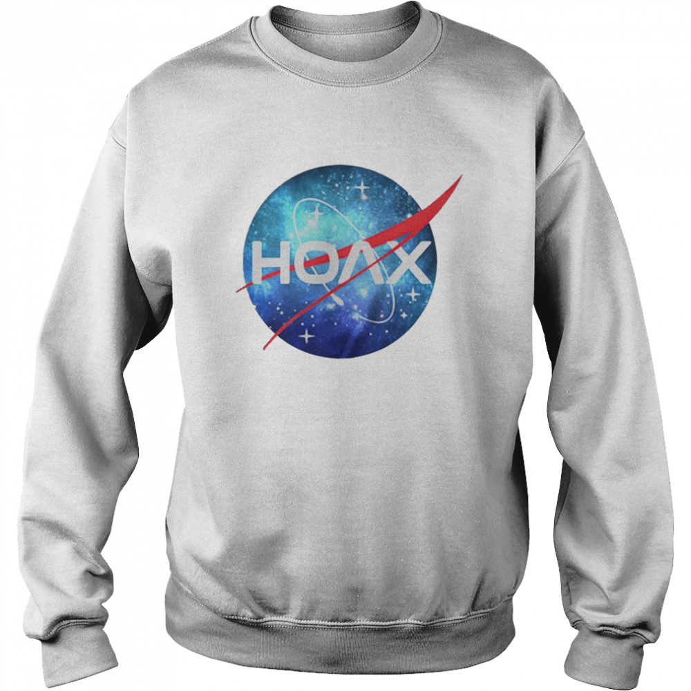 Hoax Nasa Parody Logo shirt Unisex Sweatshirt