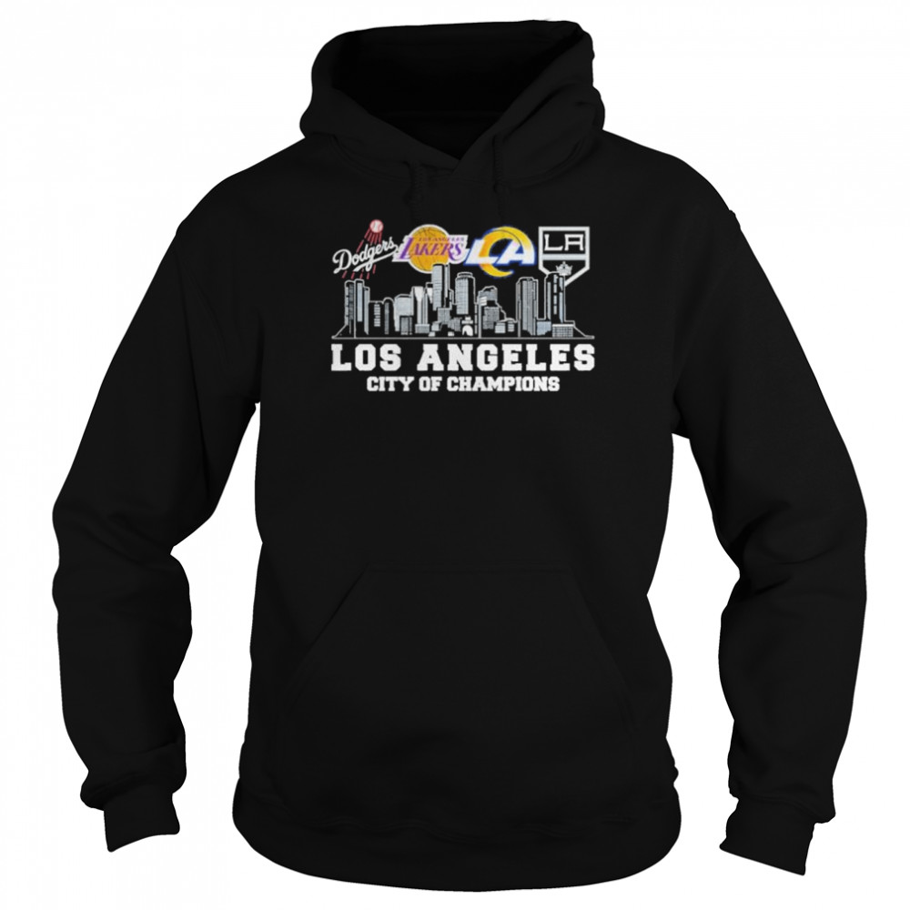 Los Angeles City Champions Dodgers Lakers Rams shirt - T