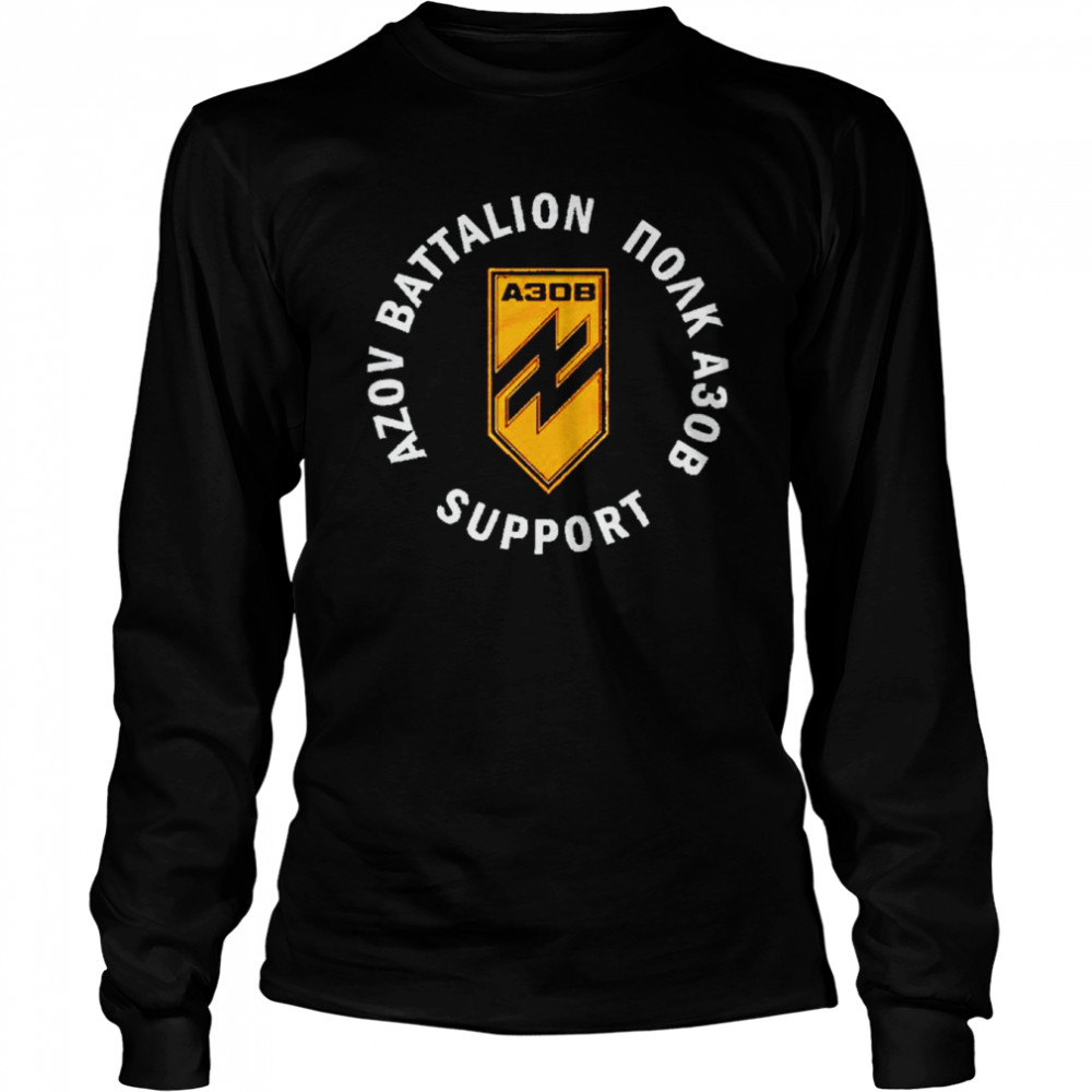 Top Azov Battalion noak A30B Support shirt Long Sleeved T-shirt