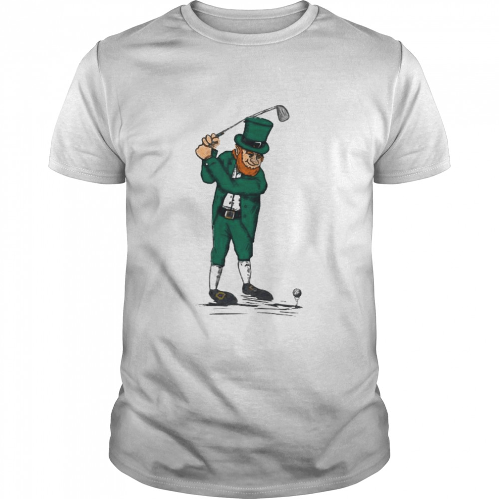 Leprechaun Irish golfer shirt