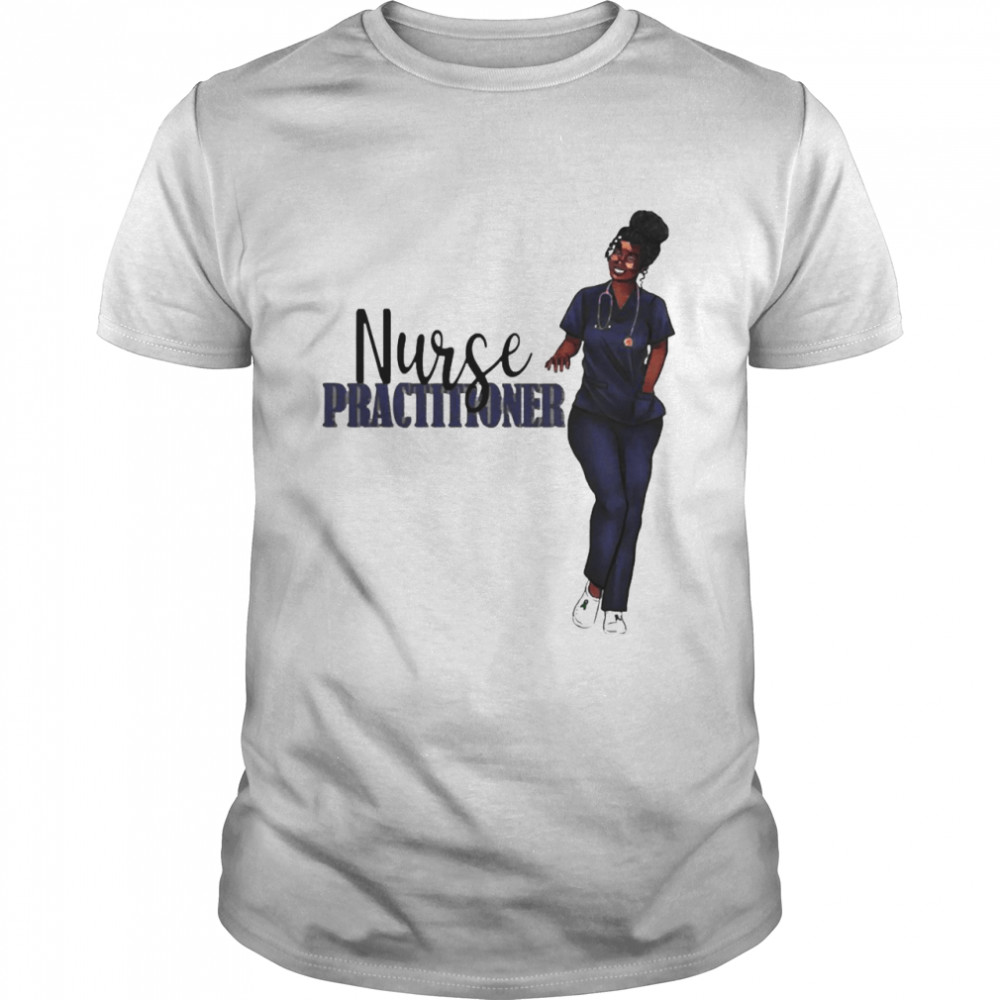 Dark Blue Scrubs Nurse Practitioner  Classic Men's T-shirt