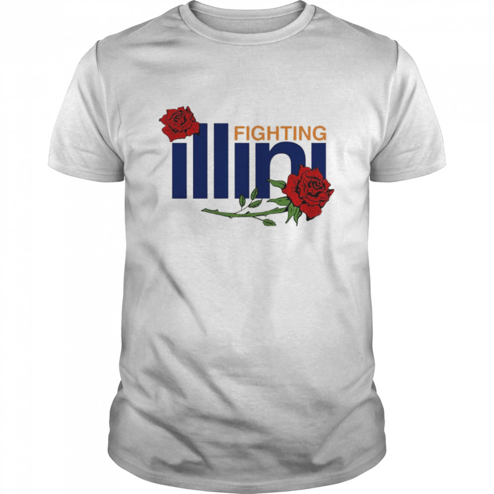 Fighting Illini Rose shirt Classic Men's T-shirt