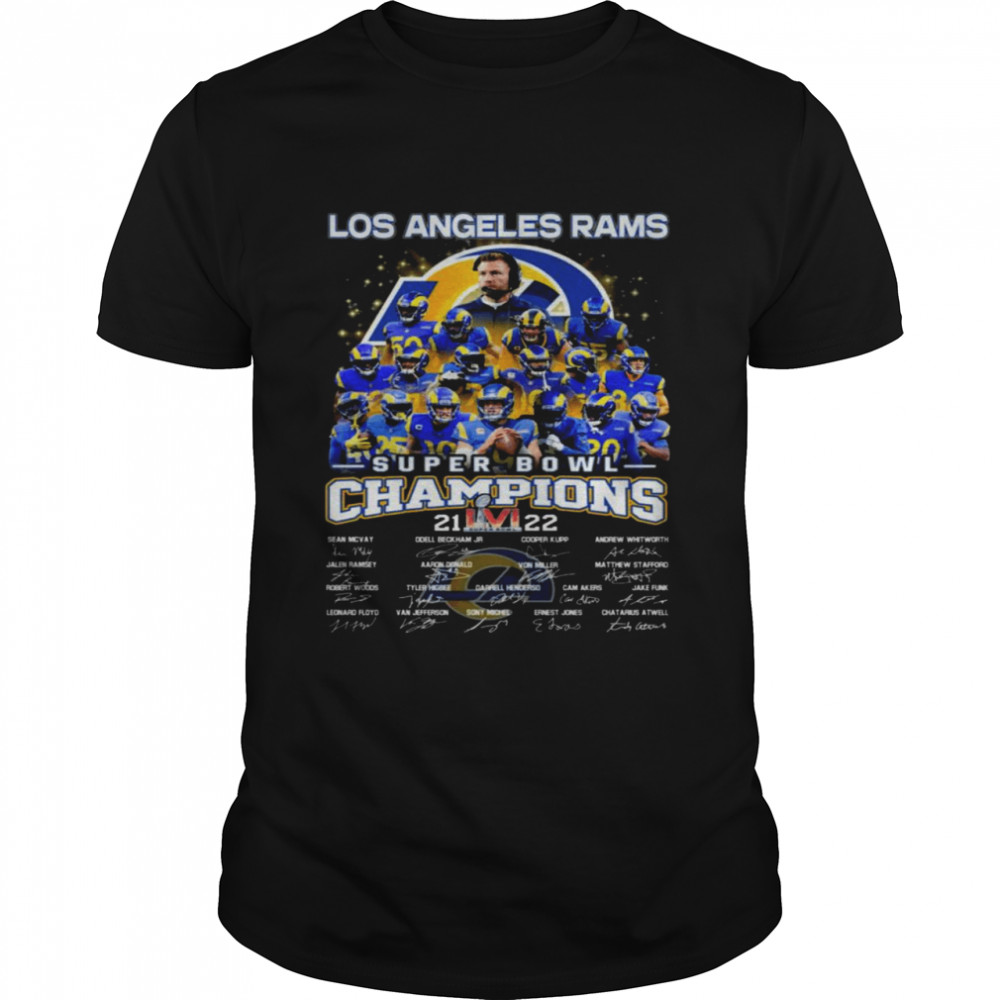 LA Rams Siper Bowl Champions NFL Football Fan Shirt - Jolly Family Gifts