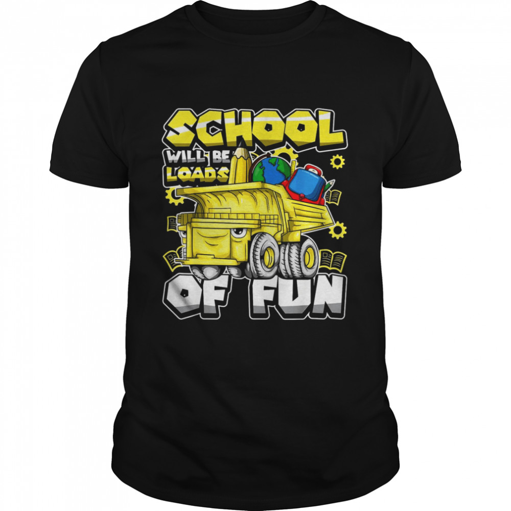 Back To School Cool Dump Truck Construction Pun Classic Men's T-shirt