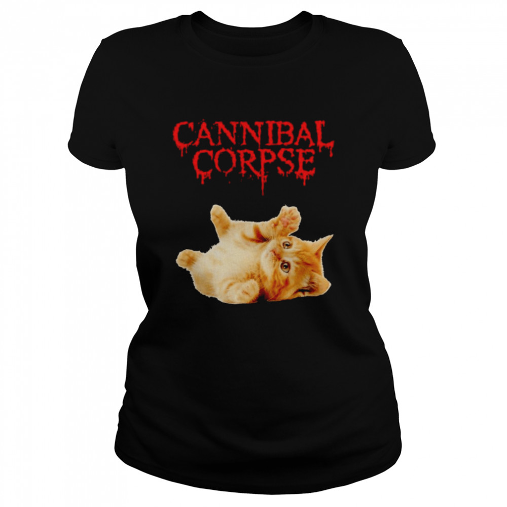 Cat cannibal corpse shirt Classic Women's T-shirt