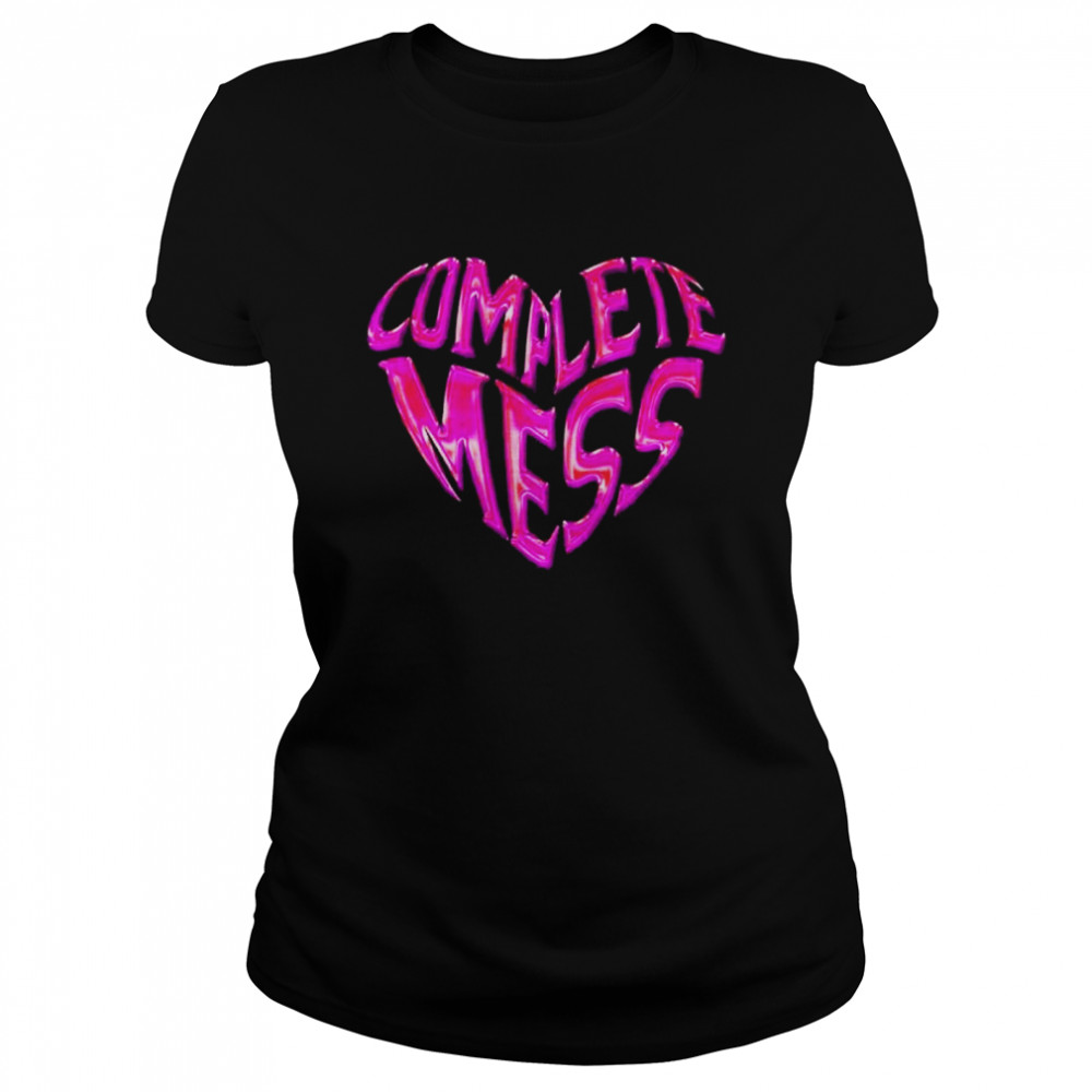 Complete mess heart shirt Classic Women's T-shirt