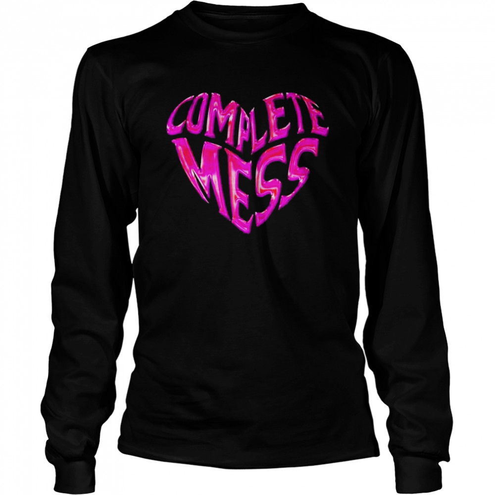 Complete mess heart shirt Long Sleeved T-shirt