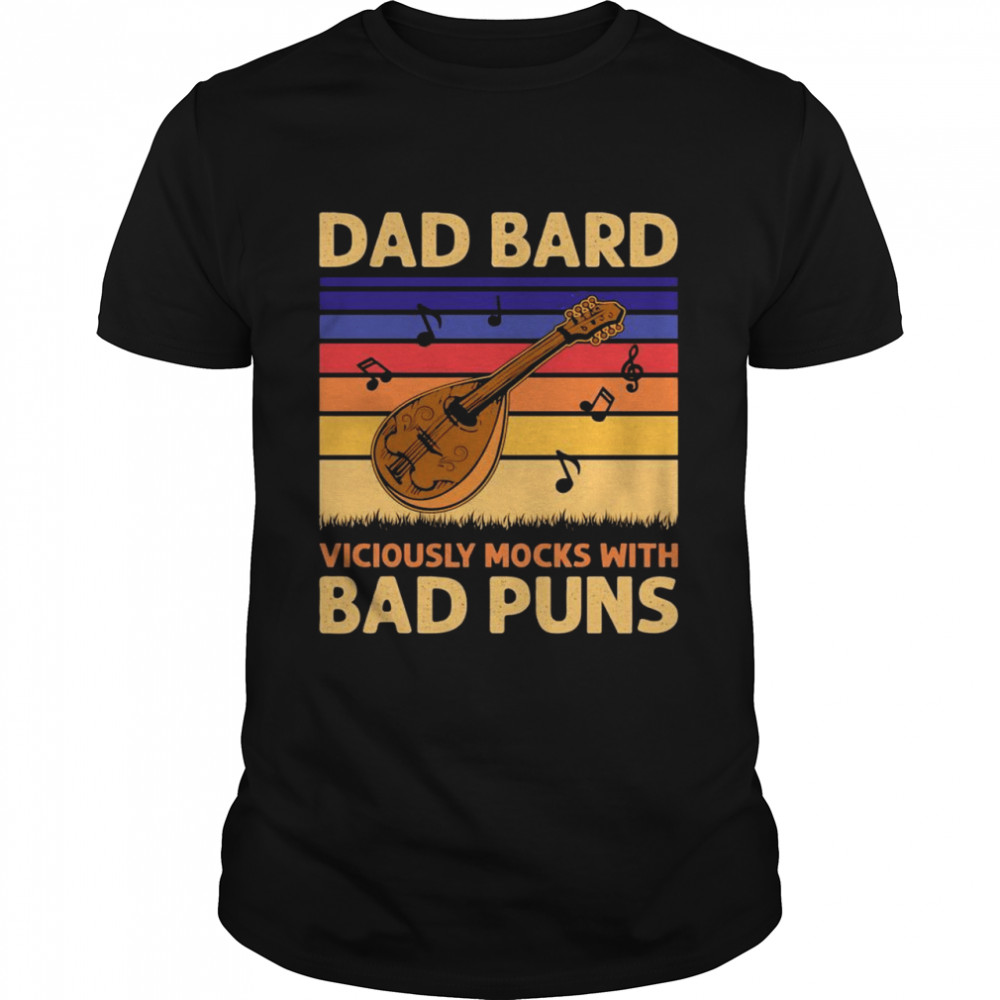 Dad Bard DnD Classic Men's T-shirt