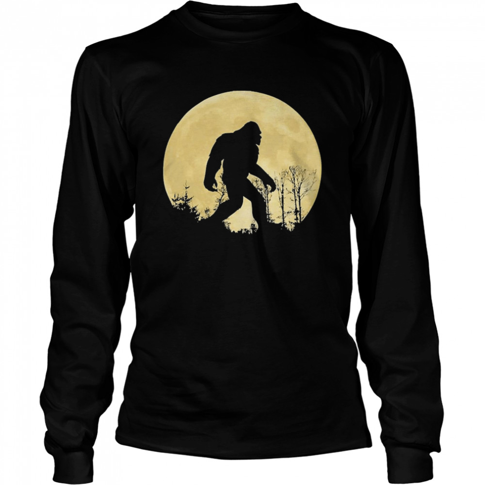 Bigfoot Sasquatch Full Moon Forest Shirt 8660