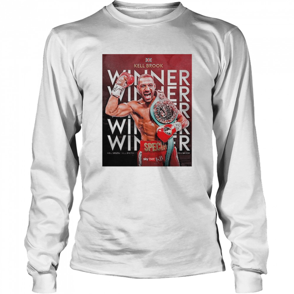 Kell Brook Winner Boxing 2022 T- Long Sleeved T-shirt