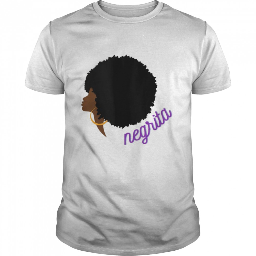 Negrita Spanish Language For Afro Latina Pride Classic Men's T-shirt