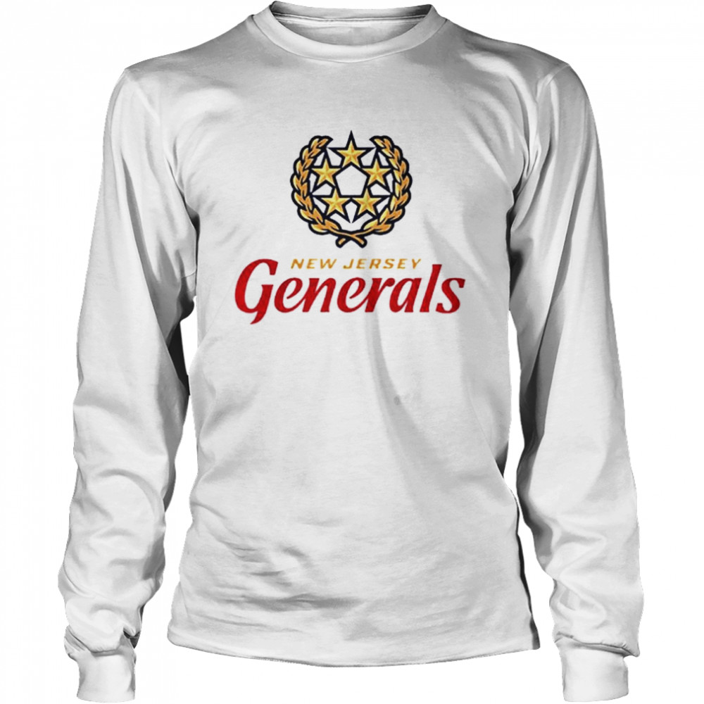 New Jersey Generals Logo T- Long Sleeved T-shirt