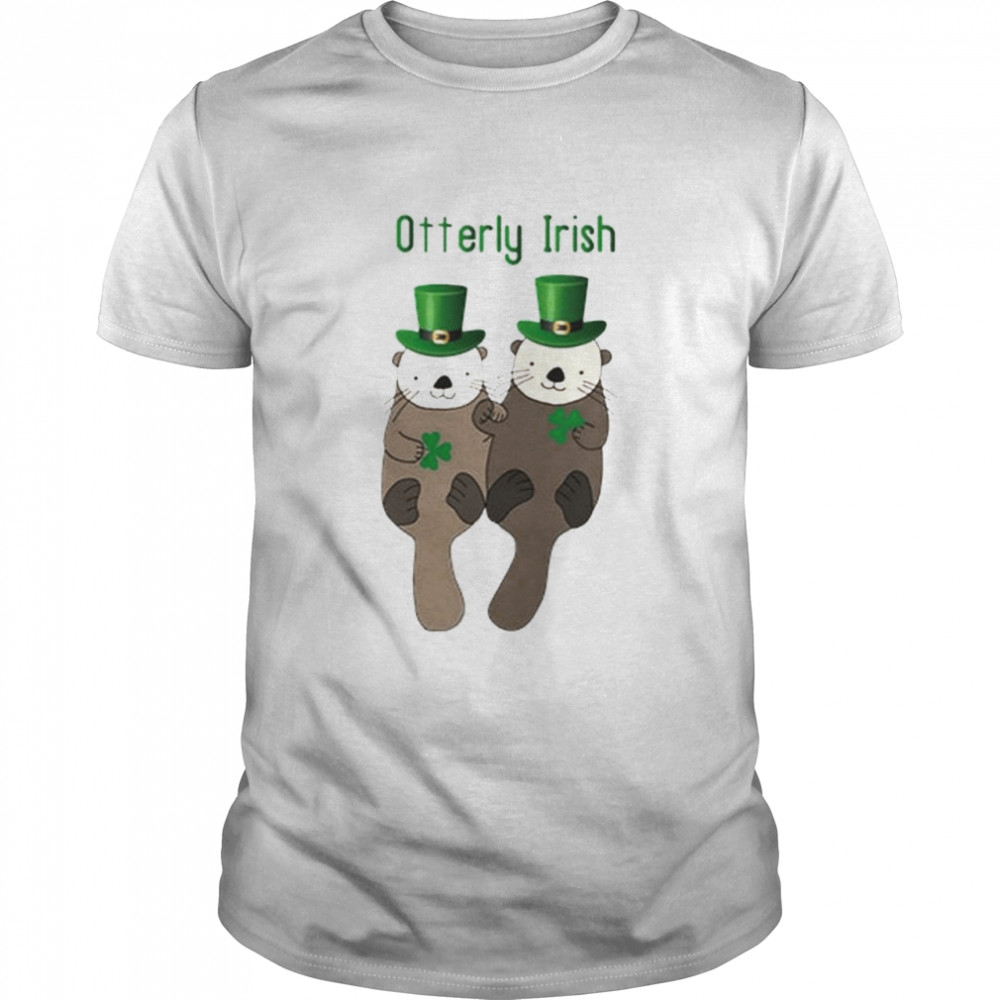 Otter St Patrick’s Day  Classic Men's T-shirt