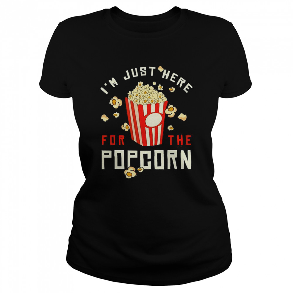 Popcorn Saying Sweet or Salty Snack Classic Women's T-shirt