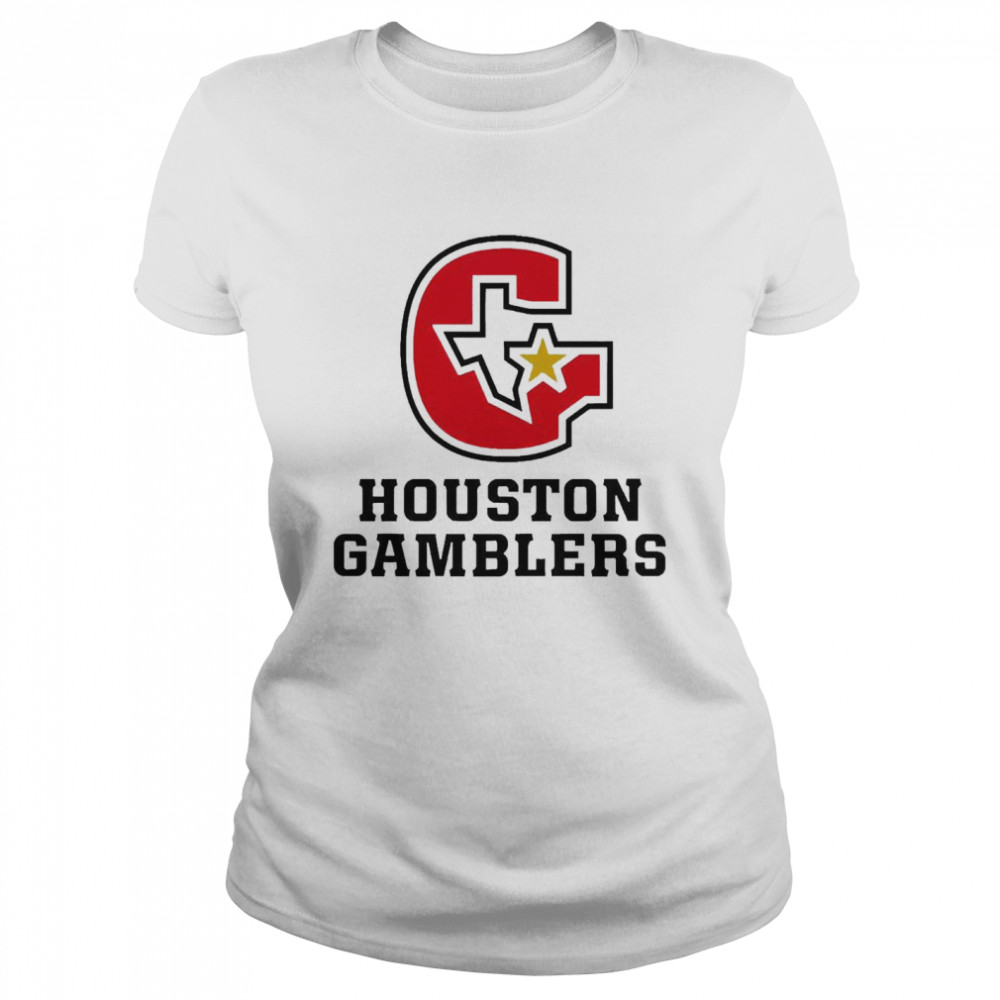 USFL Houston Gamblers Fleeces T-shirt Classic Women's T-shirt