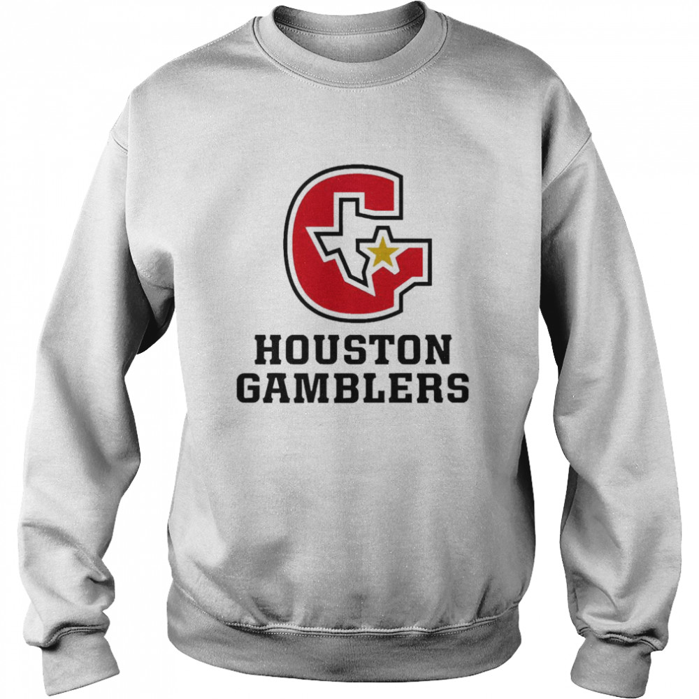 USFL Houston Gamblers Fleeces T-shirt Unisex Sweatshirt