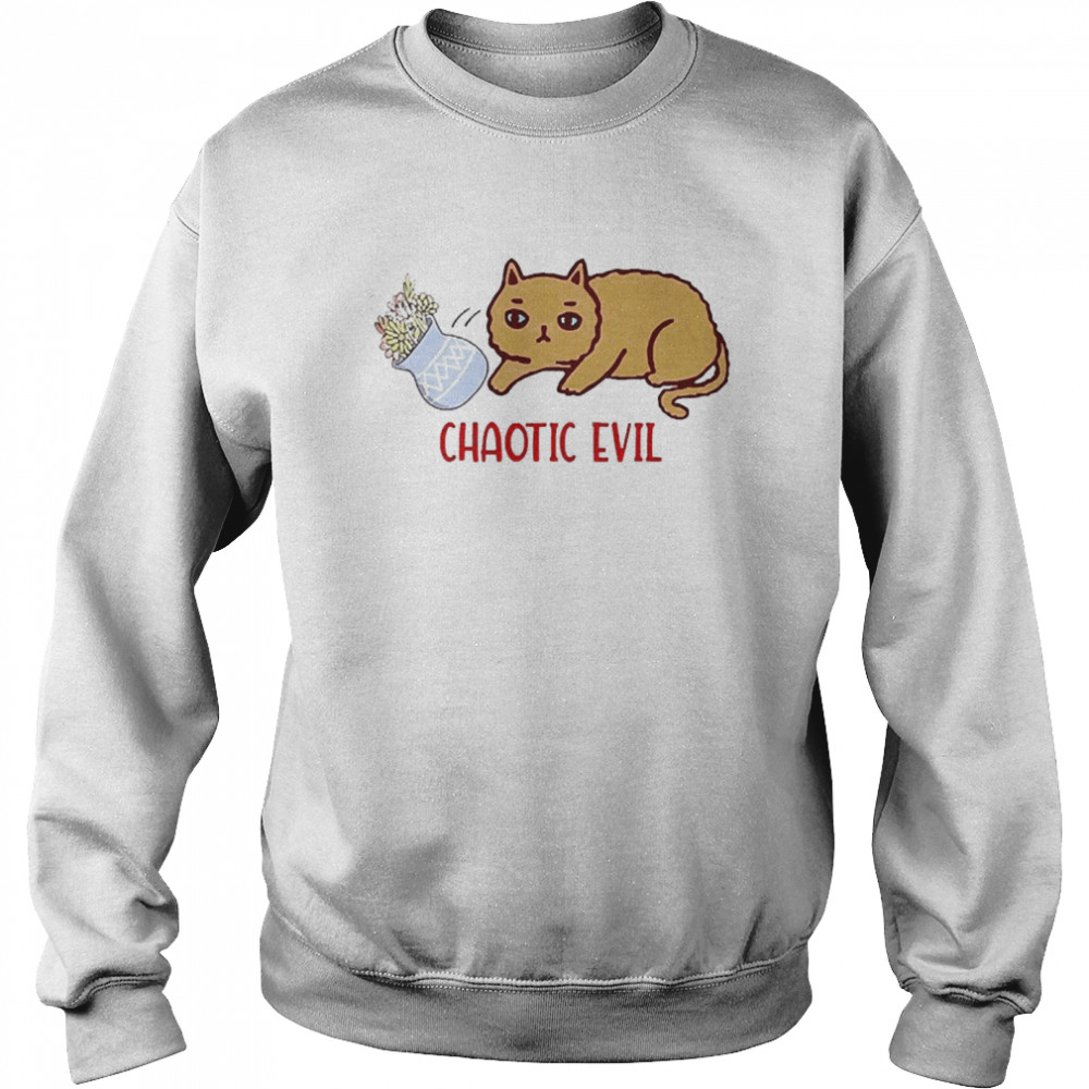 Cat Chaotic Evil Unisex Sweatshirt