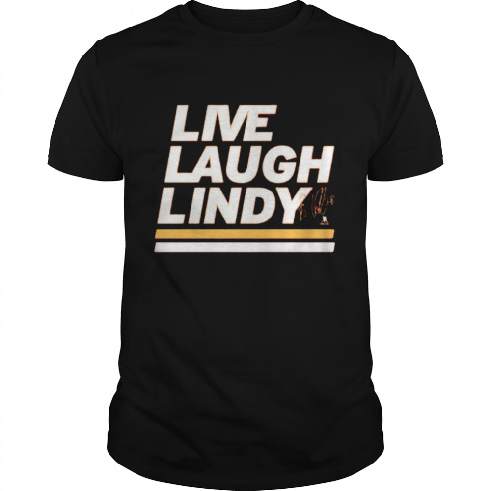 Elias Lindholm live laugh lindy signature shirt Classic Men's T-shirt
