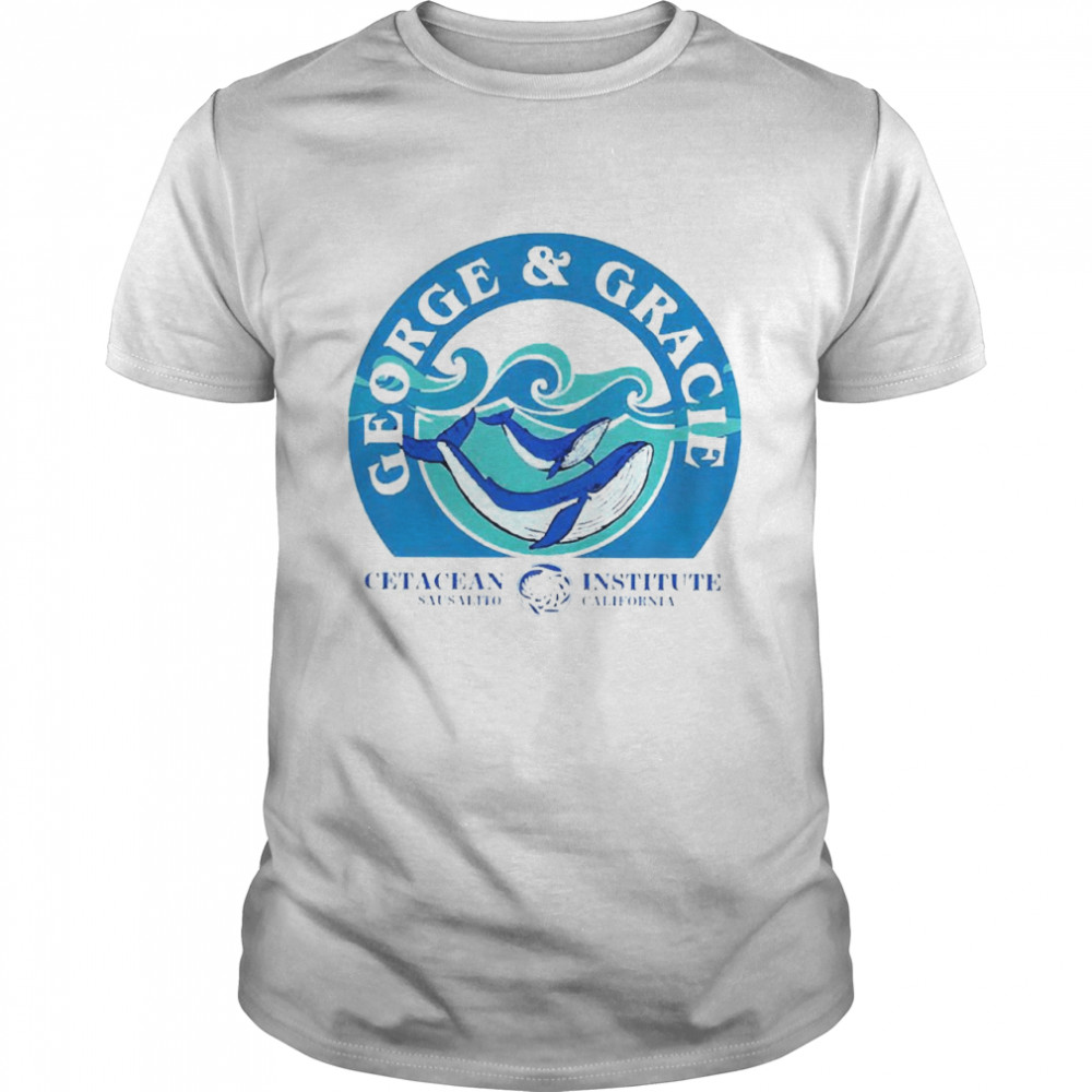 George and Gracie Cetacean Sausalito Institute California Classic Men's T-shirt