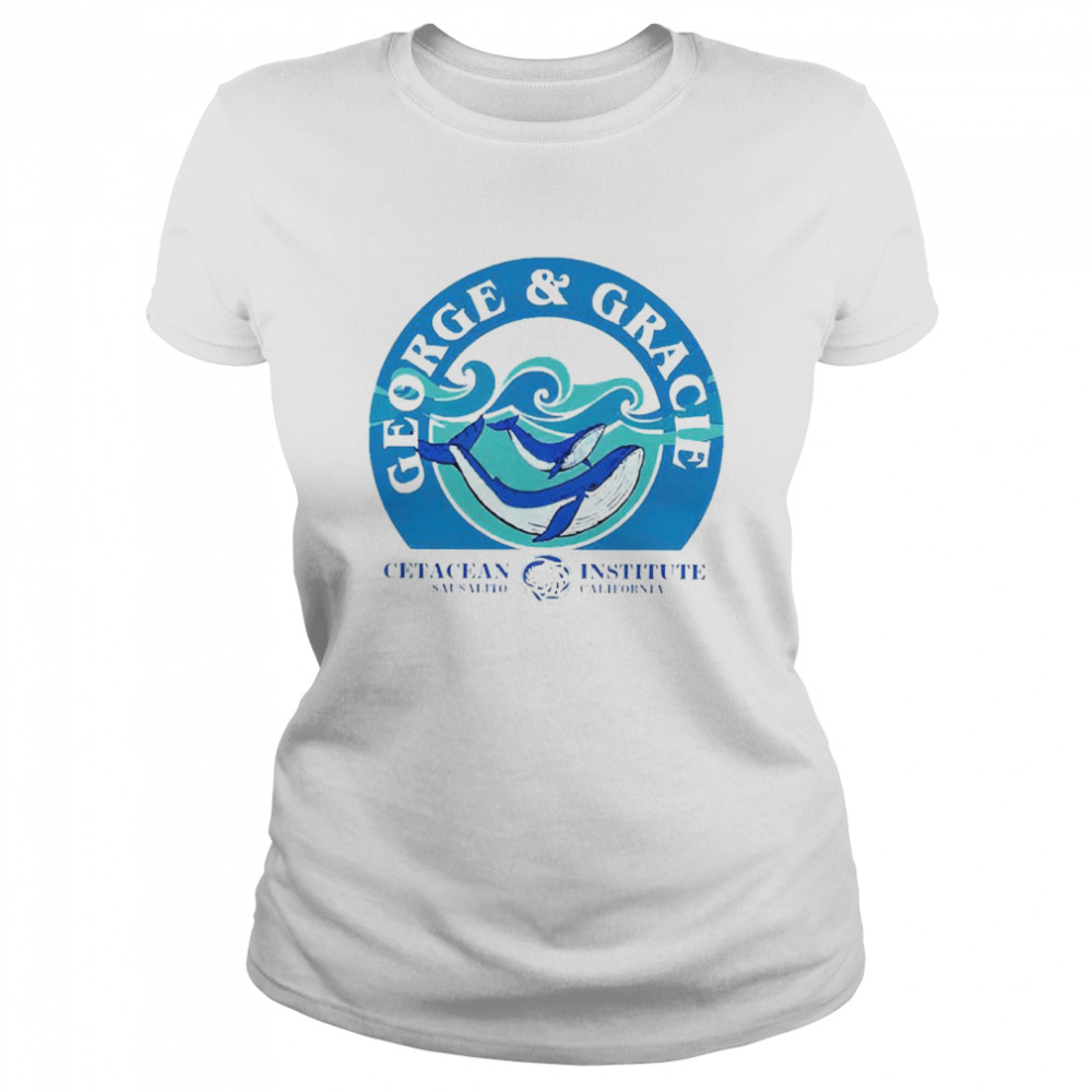 George and Gracie Cetacean Sausalito Institute California Classic Women's T-shirt