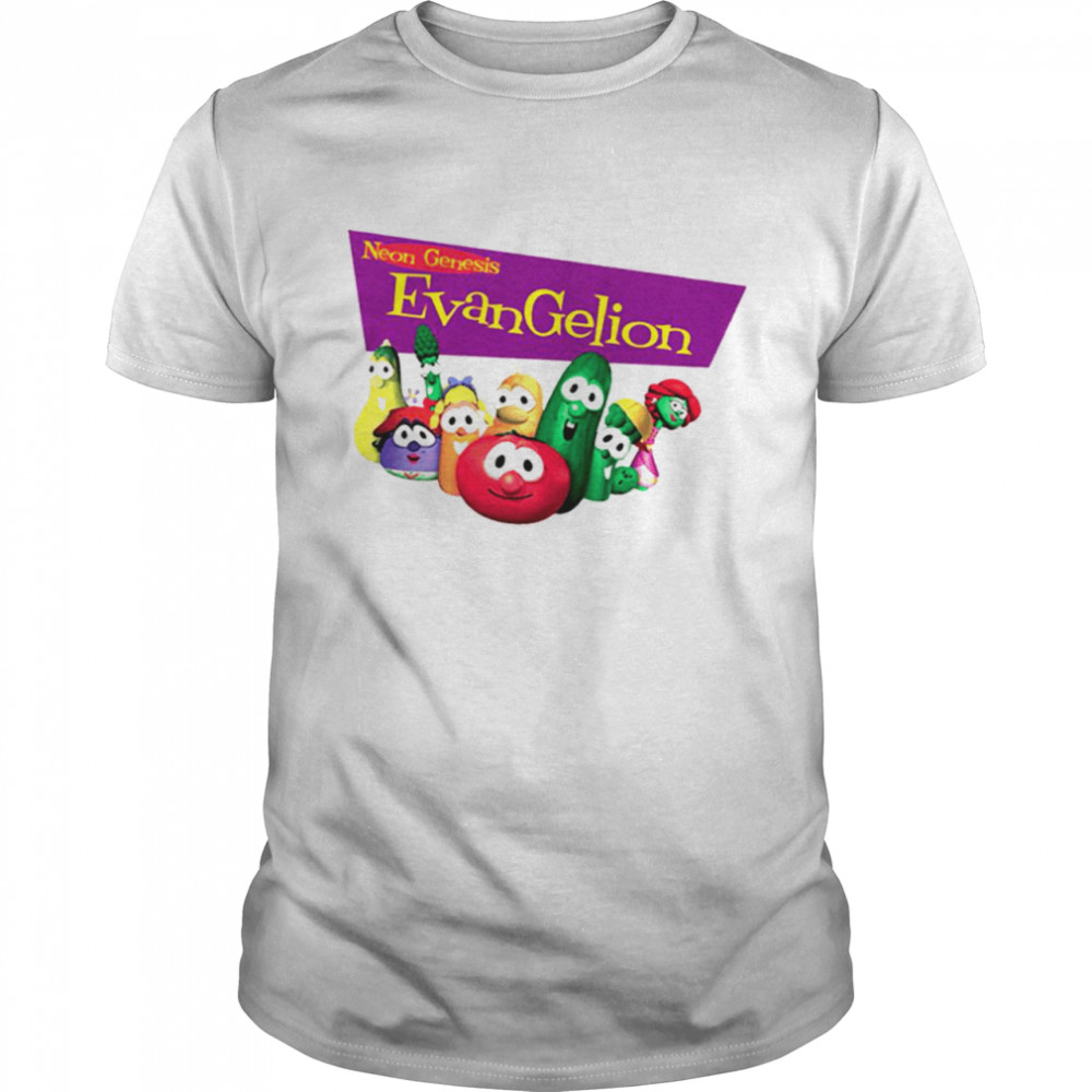 Neon Genesis Evangelion VeggieTales shirt Classic Men's T-shirt