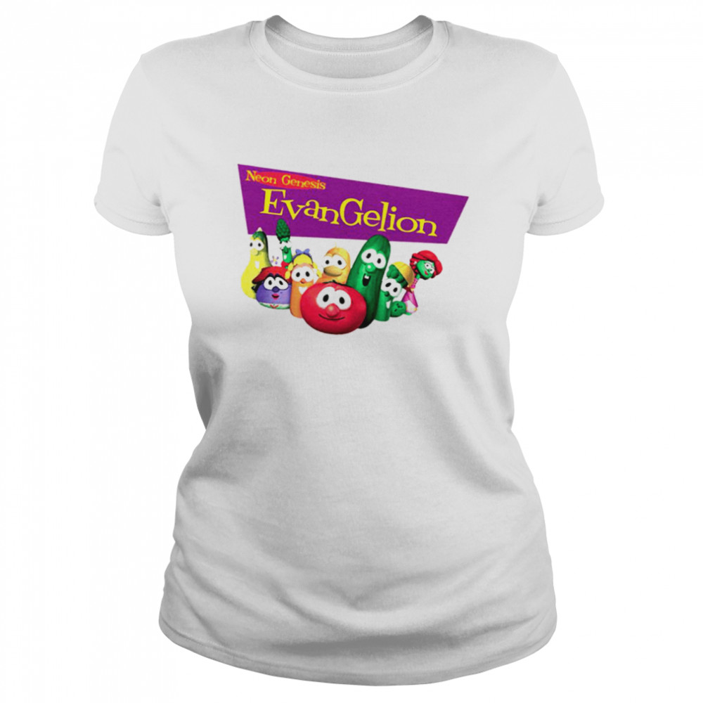 Neon Genesis Evangelion VeggieTales shirt Classic Women's T-shirt