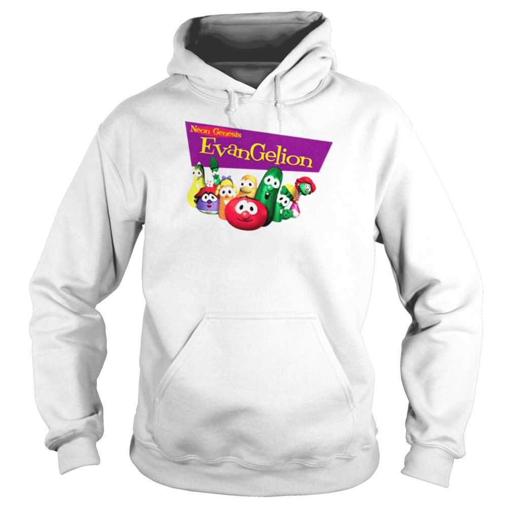 Neon Genesis Evangelion VeggieTales shirt Unisex Hoodie