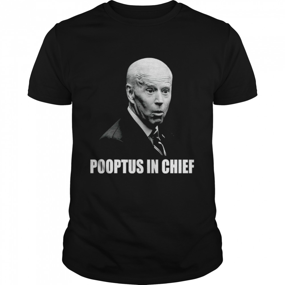 Joe Biden Pooptus in Chief Classic Men's T-shirt