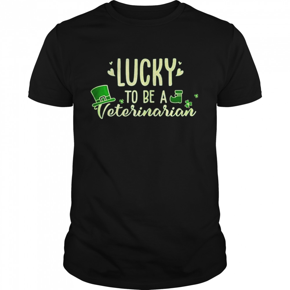 Lucky Veterinarian Veterinarian St Patrick Outfit  Classic Men's T-shirt