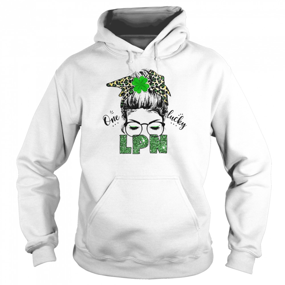 St Patrick Girl One Lucky LPN  Unisex Hoodie
