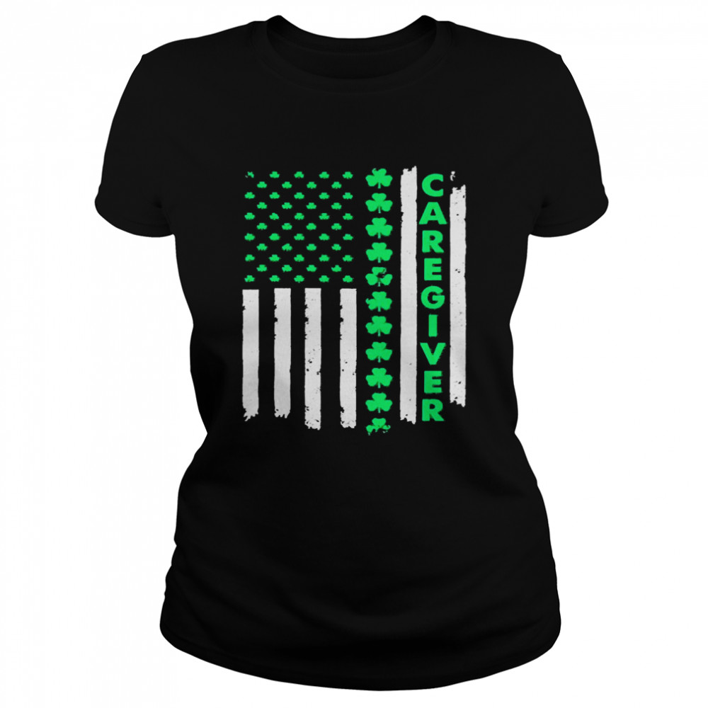 St. Patrick’s Day Flag Caregiver Classic Women's T-shirt