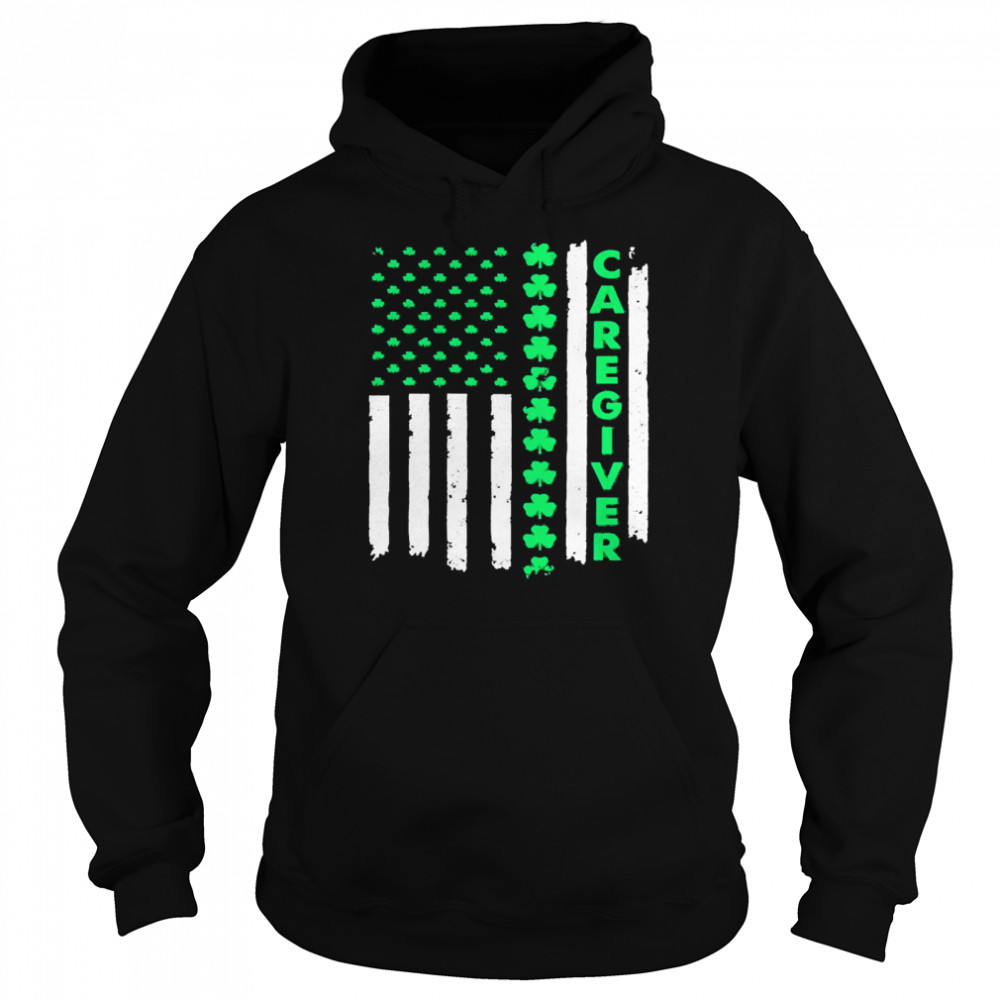 St. Patrick’s Day Flag Caregiver Unisex Hoodie