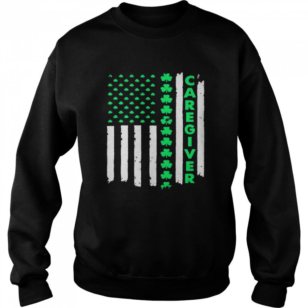 St. Patrick’s Day Flag Caregiver Unisex Sweatshirt