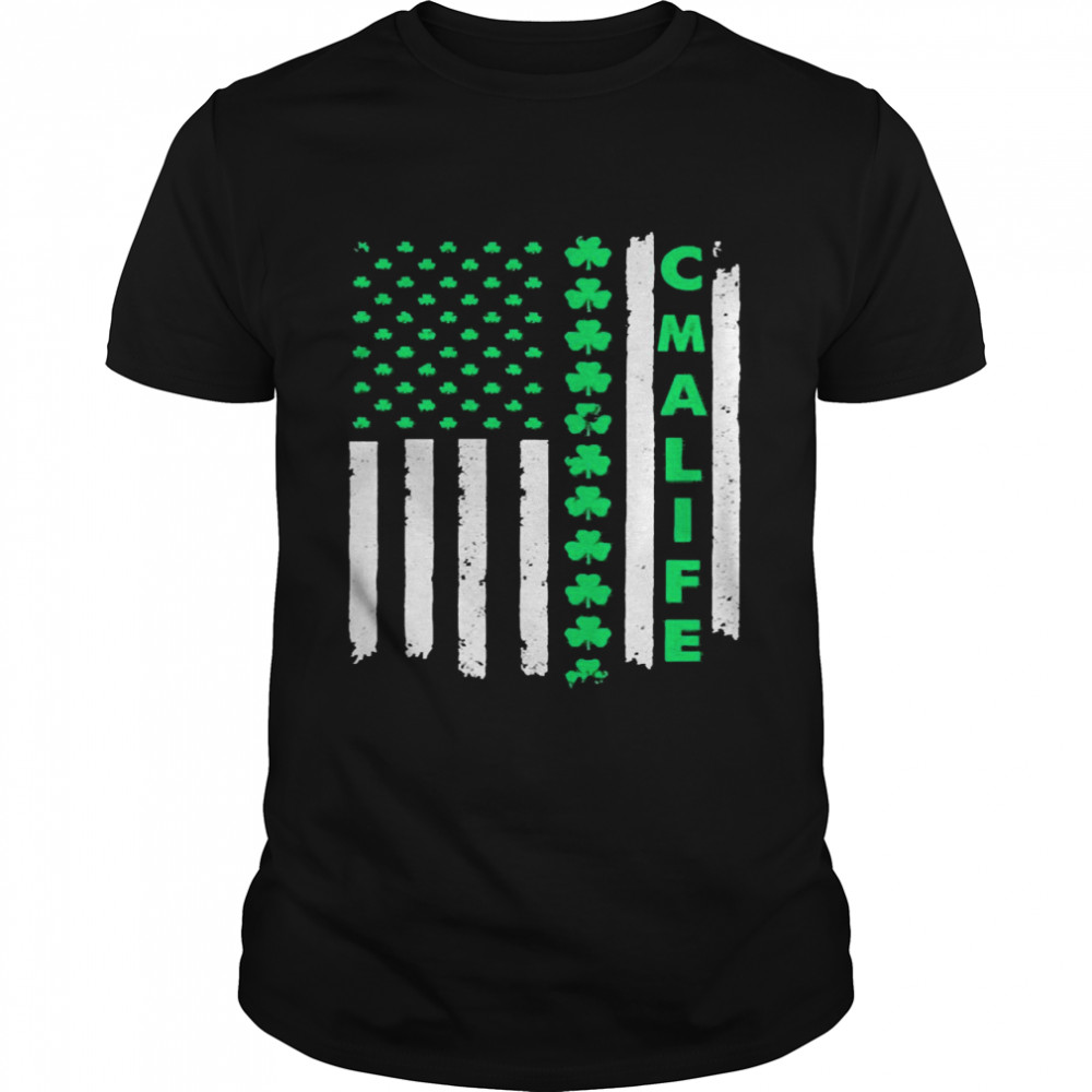 St. Patrick’s Day Flag CMA Life Classic Men's T-shirt