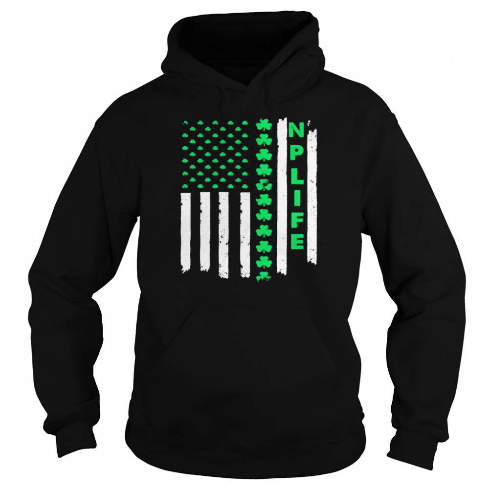 St. Patrick’s Day Flag Nurse Practitioner Life Unisex Hoodie