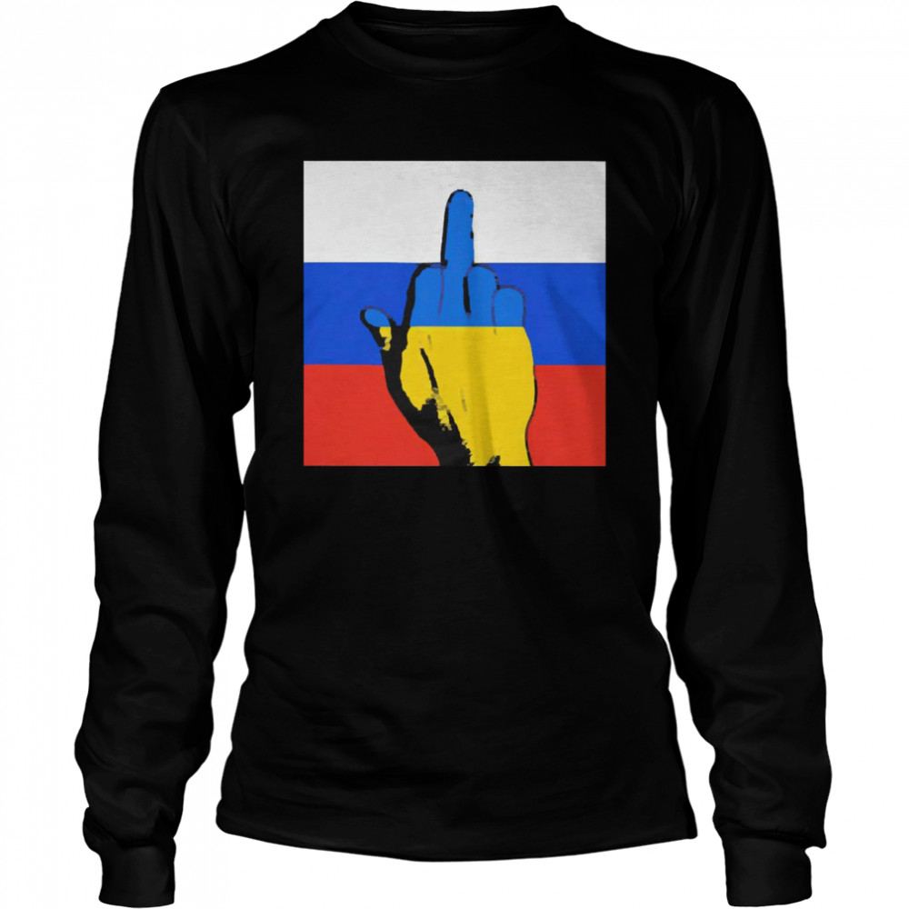 Ukraine Fuck Russian Long Sleeved T-shirt