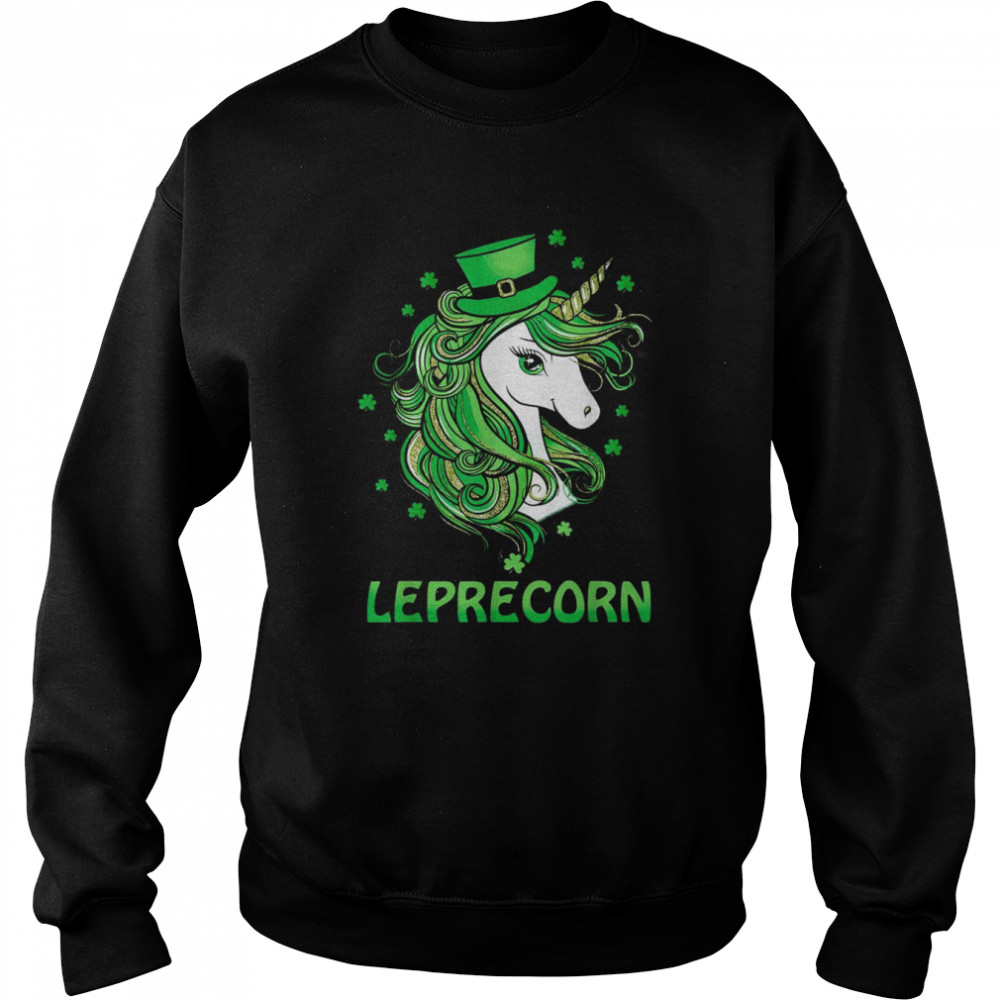 Unicorn Leprecorn St Patrick s Day Unisex Sweatshirt