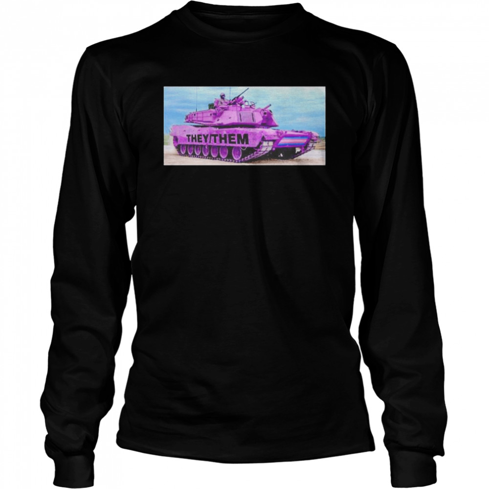 Us Tank They Them Long Sleeved T-shirt