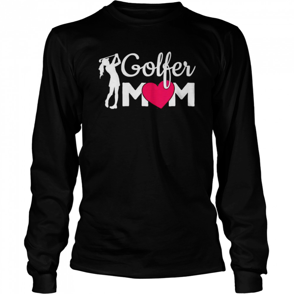 Vintage Golfer Mom Golfing Golfer Golf Player Long Sleeved T-shirt