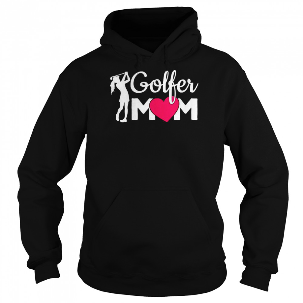 Vintage Golfer Mom Golfing Golfer Golf Player Unisex Hoodie